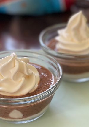 Una foto de Pudín de chía, cocoa y yogurt griego