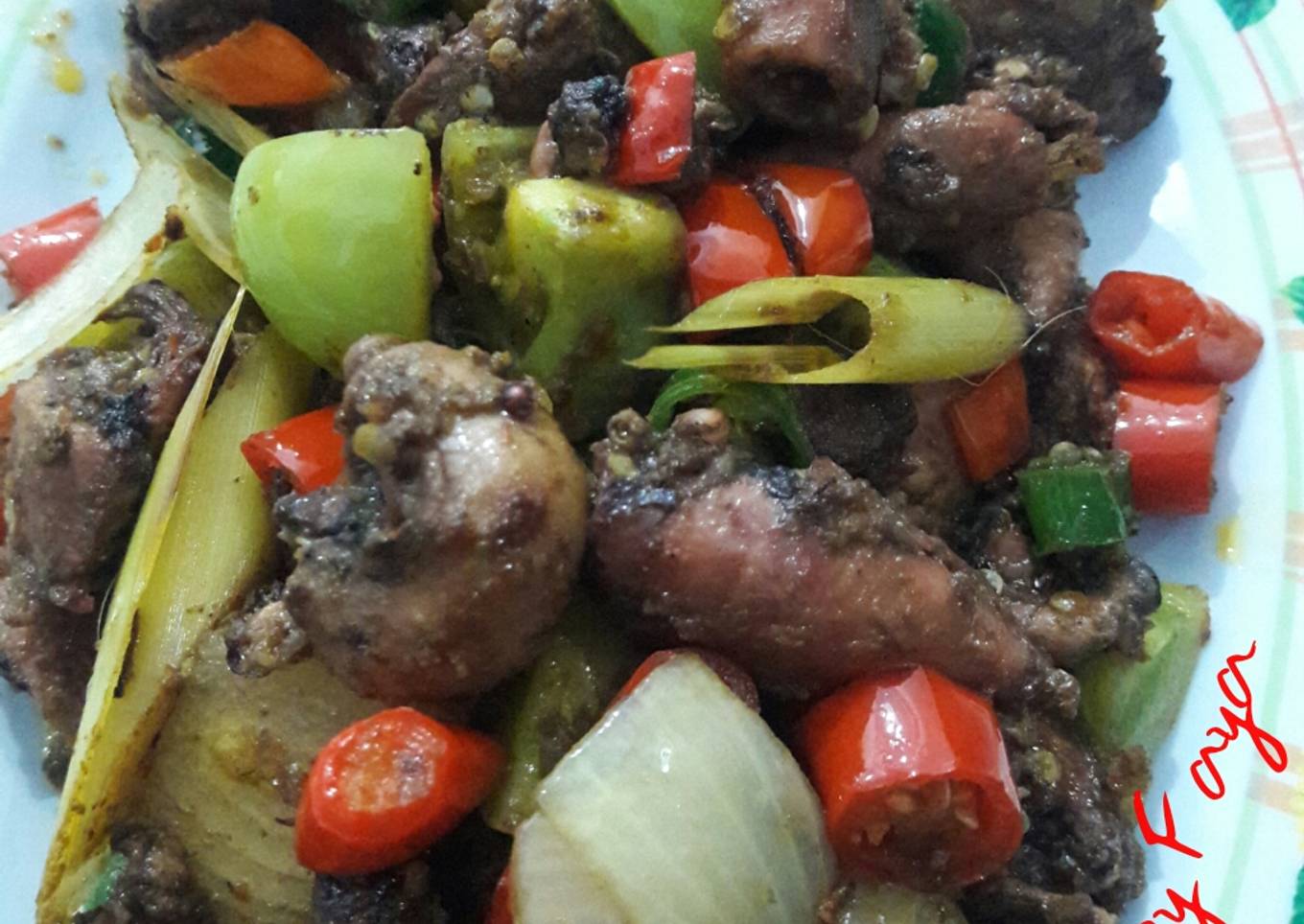 Rica rica cumi asin bumbu iris