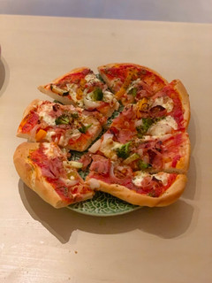 Una foto de Pizza casera