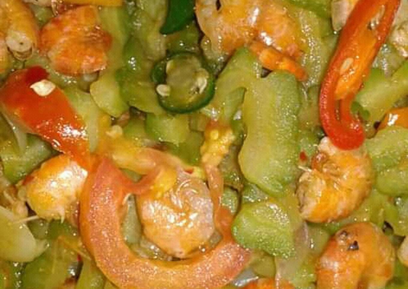 Tumis Pare Udang