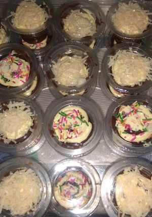 Foto resep Brownis cup utk jualan