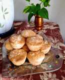 Scones de queso en molde muffins