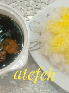 عکسی از دستور قرمه سبزی