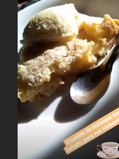 Una foto de Tarta (Crumble) de Manzana!
