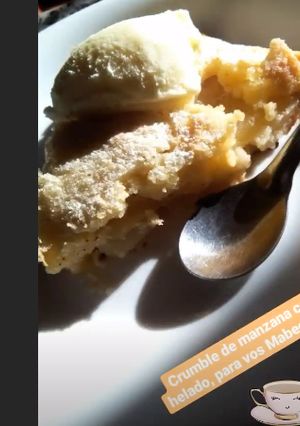 Una foto de Tarta (Crumble) de Manzana!