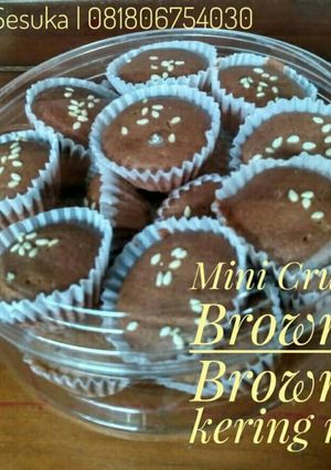 Foto resep Brownies kering mini