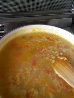 صورة لوصفة شوربة الشوفان بالسبانخ