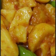 Aloo bhujya A picture of Aloo bhujya.
