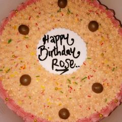 Strawberry Buttercream cake A picture of Strawberry Buttercream cake.
