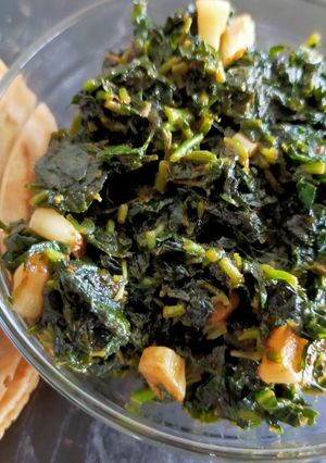 A picture of Cholai Bhaji.
