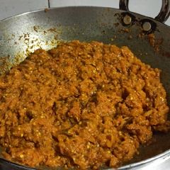 A picture of Baingan Ka Bharta (Punjabi Style).