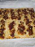Camembert Bacon Walnut Flatbread Bites