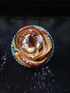 Una foto de Rositas de manzana y canela