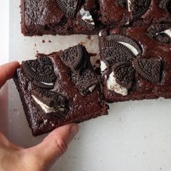 A picture of Nutrella Oreo Brownie.