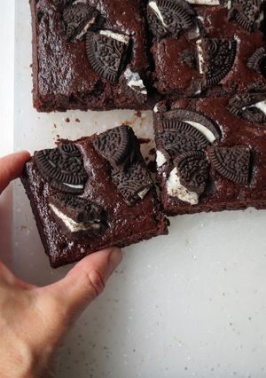 A picture of Nutrella Oreo Brownie.