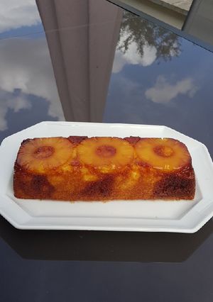 Une photo de Gâteau à l ananas
