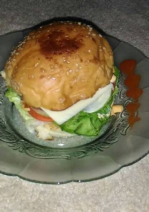 Foto resep Burger cinta😘
