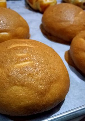 Foto resep Mexican Bun aka Roti Boy pre fermentation method
