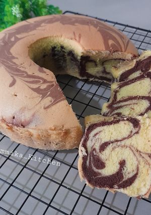 Foto resep Marmer Cake Pak Sahak 6 Telur