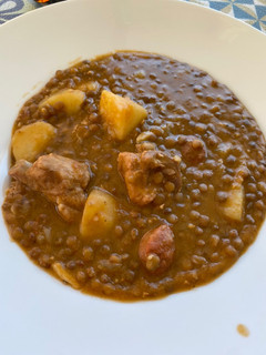 Una foto de Lentejas en olla perfect