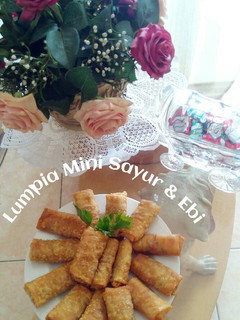 Foto resep Lumpia mini sayur + ebi - resep emak 😅 enak 😋