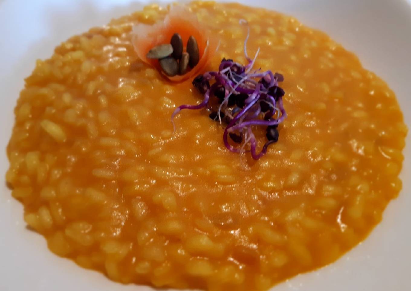 Arroz cremoso de zanahorias