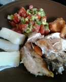 Pollo horneado a la Paula (manteca - miel)