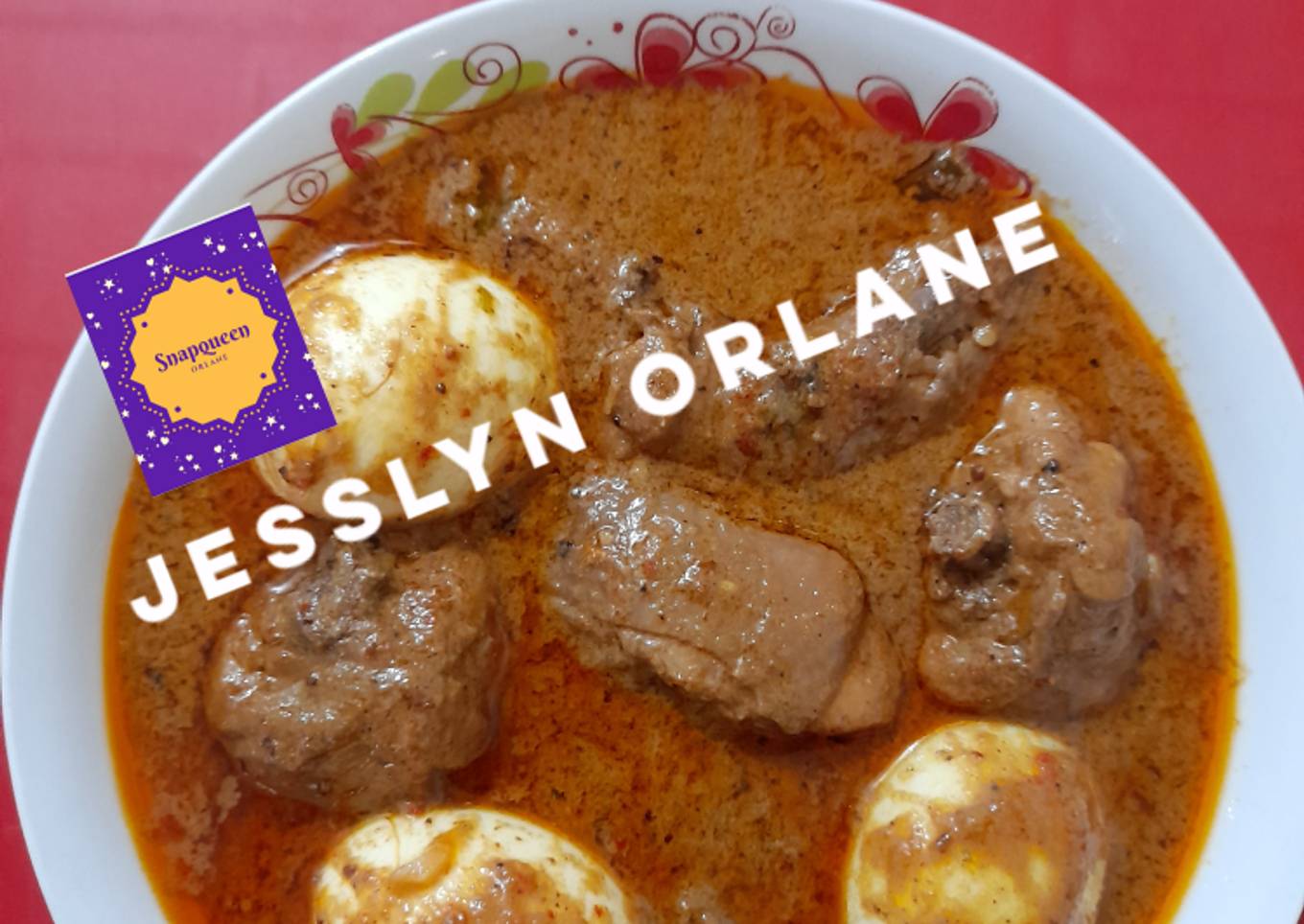 Kalio Ayam & telur Jesslyn Orlane