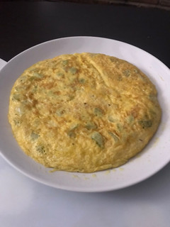Una foto de Tortilla de calabacín blanco, sin más