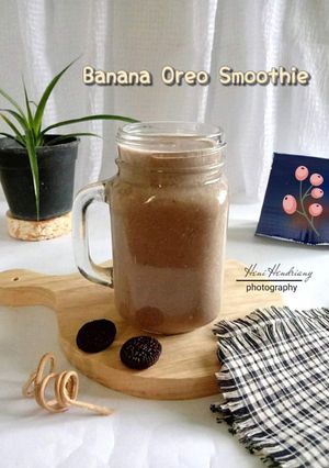 Foto resep Banana Oreo Smoothie