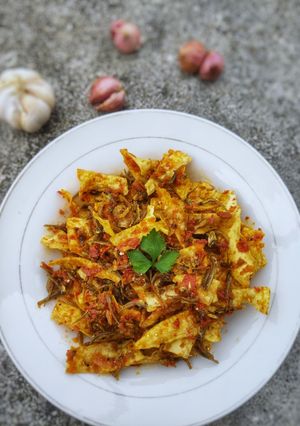 Foto resep Teri keripik balado