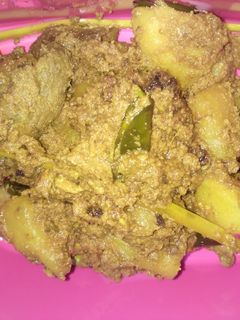 Foto resep Rendang daging kentang