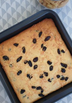 Foto resep Bolu tape keju kismis
