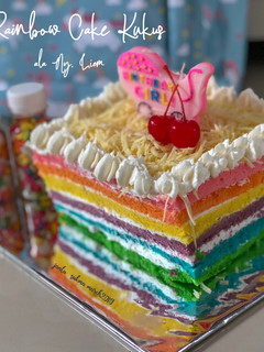 Foto resep Rainbow Cake Kukus ala Ny. Liem