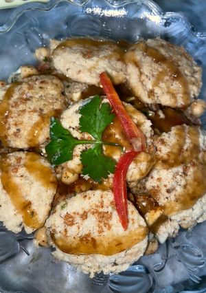 A picture of Chatpati chana chat.