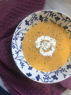 A picture of Roasted Butternut Soup.
