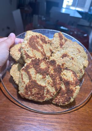 Una foto de Medallones o hamburguesa de pollo