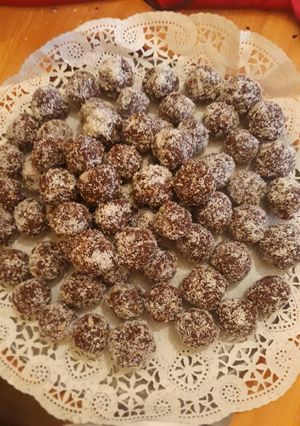 Diós kókuszgolyó recept fotója