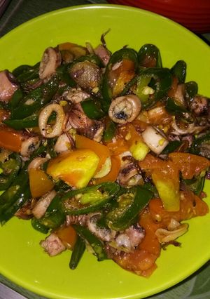 Foto resep Cumi asin cabe ijo
