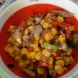 Tumis peda jagung manis