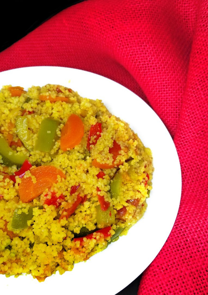 Una foto de Cuscús de verduras