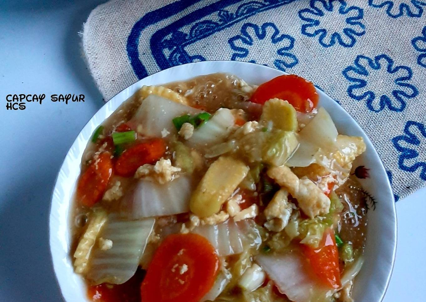 Capcay Sayur Sederhana