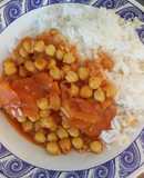 Garbanzos al curry