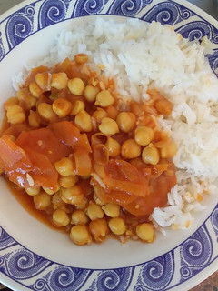 Una foto de Garbanzos al curry