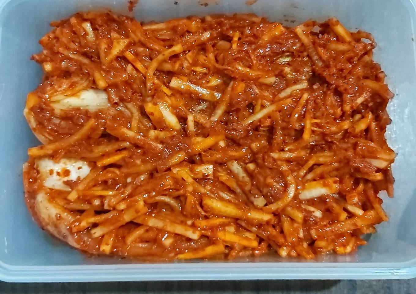 Mix Kimchi.. Resep asli korea