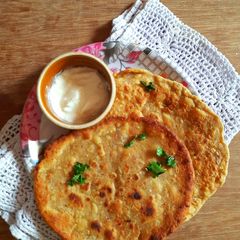 A picture of Egg Paratha.