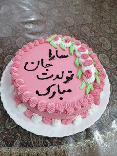عکسی از دستور کیک تولد