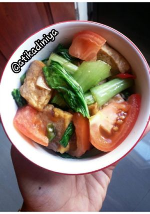 Foto resep Tumis Pokcoy Tofu Saus Tiram 😍