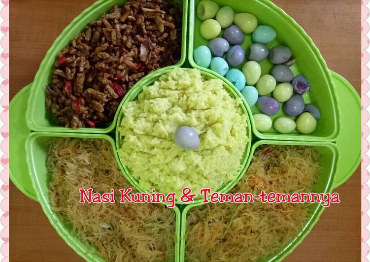 Resep Nasi Kuning Amp Teman Temannya Anti Gagal