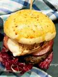 Gourmet Buffalo Burger with Smoked Buffalo Mozzarella